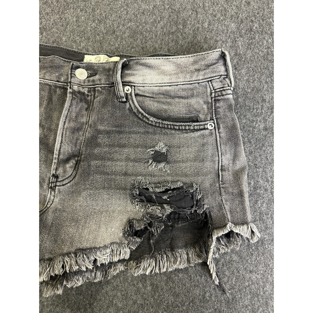 We The Free People Loving Good Vibrations Shorts Cutoff Size 27 Distressed - Picture 5 of 16